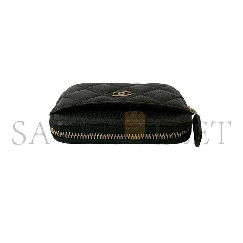CHANEL GRAINED CALFSKIN COIN PURSE COIN CASE (11*9.5*1.5cm)